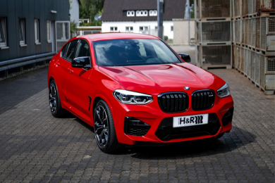 BMW X4 H&R ültetö rugóival felszerelve