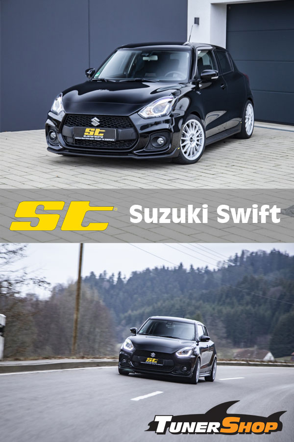 A Suzuki Swift AZ-típus ST X állítható futómüvel felszerelve